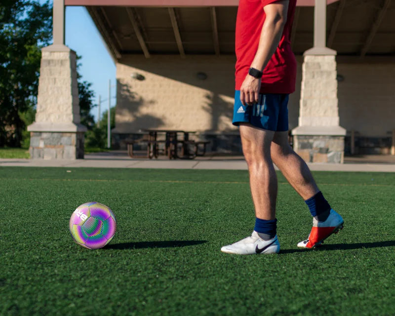 Balón de fútbol luminoso